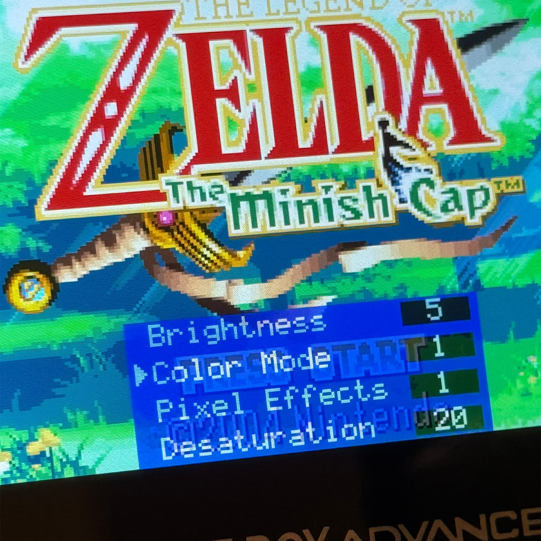 Modded Game Boy Advance